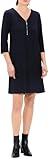 La robe ranel, c’est l’élégance d’une pièce sobre et intemporelle. Elle s’intègre aussi bien au dressing printanier qu’à la garde-robe hivernale, en complément de collants épais et de votre chemise favorite, ou portée à même la peau accompagnée de jolies baskets. - Robe courte, coupe droite - Col en V avec zip - Épaulettes - Manches 3/4 - Doublure 100 % polyester - Longueur, 95 cm pour une taille 38