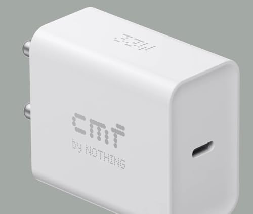 Image of CMF 33W Charger by Nothing, Type-C Power Fast ChargerAdapter for CMF 1 /Nothing 2a /2a Plus /2 /1 /Tablet /Samsung M05 /M35 /M15 /F15 / | Charging Adaptor for Nothing Mobile