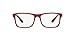 Ray-Ban RX7205M Scuderia Ferrari Collection Rectangular Prescription Eyewear Frames, Red/Demo Lens, 54 mm
