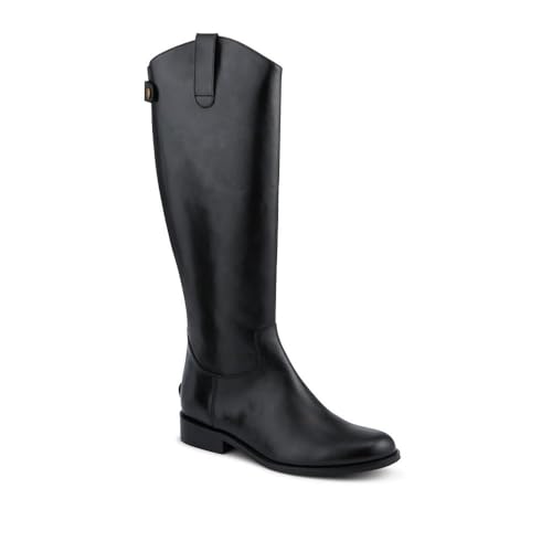 Jones Bootmaker Womens Daliah Leather Long Boots Black Size 5