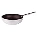 Pentole Agnelli ALSA2111WS32 Wok con Fondo Svasato, Alluminio, Argento, 32 cm