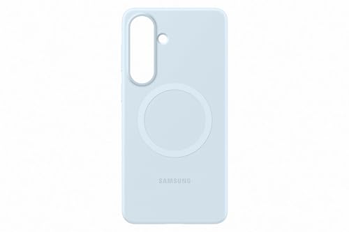 Samsung Galaxy S26+ Coque magnétique en Silicone Bleu Clair