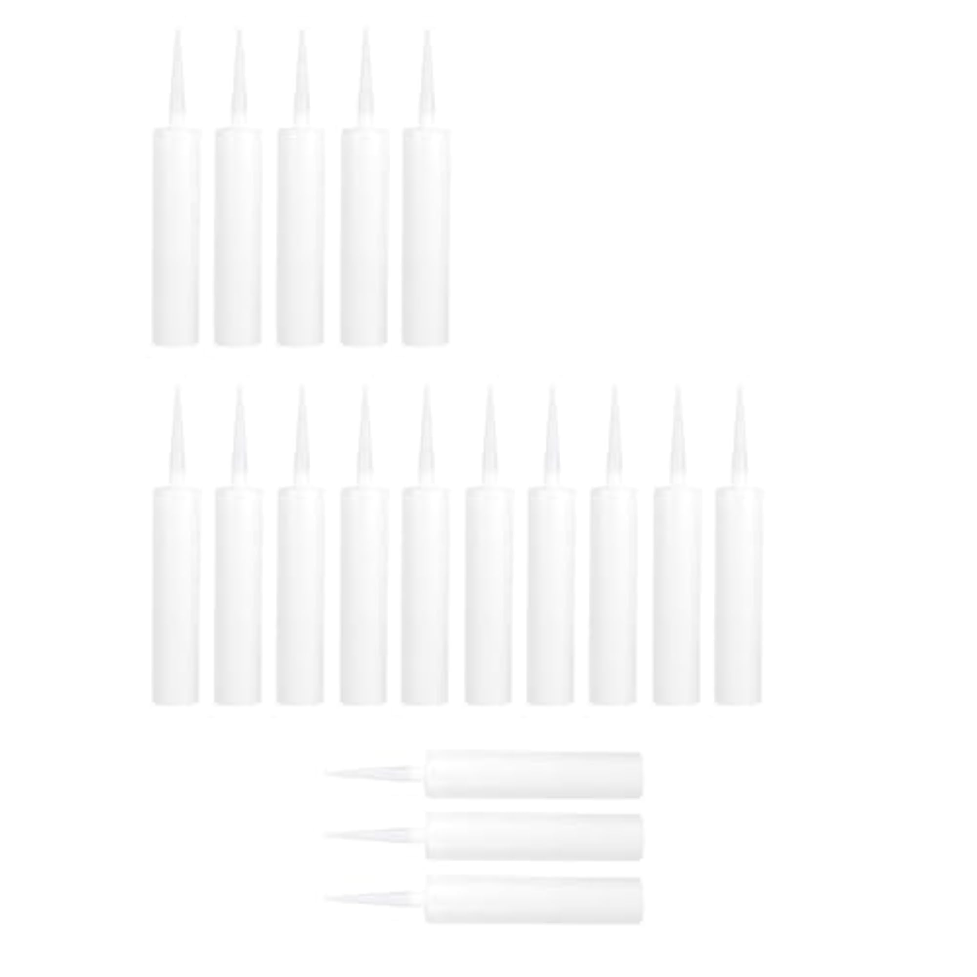 Empty Caulk Tubes Fillable Filling Cracks 310Ml, 5Pcs