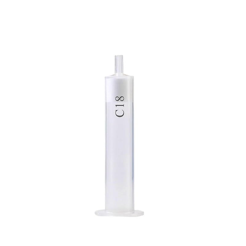 C18 Cartucho SPE Extracción en fase sólida Carbón 18 (tapado) Relleno Columna SPE Relleno for HPLC Columna de cromatografía 1 ml 3 ml 6 ml 12 ml(2000mg 12ml 4 pieces)
