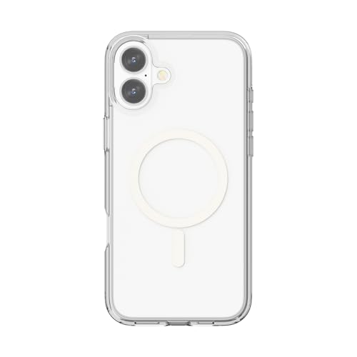 URBBKING Magnetic Case for iPhone 16 Plus Compatible with MagSafe Wireless Charging Shockproof Phone Bumper Cover Anti-Scratch Clear Back