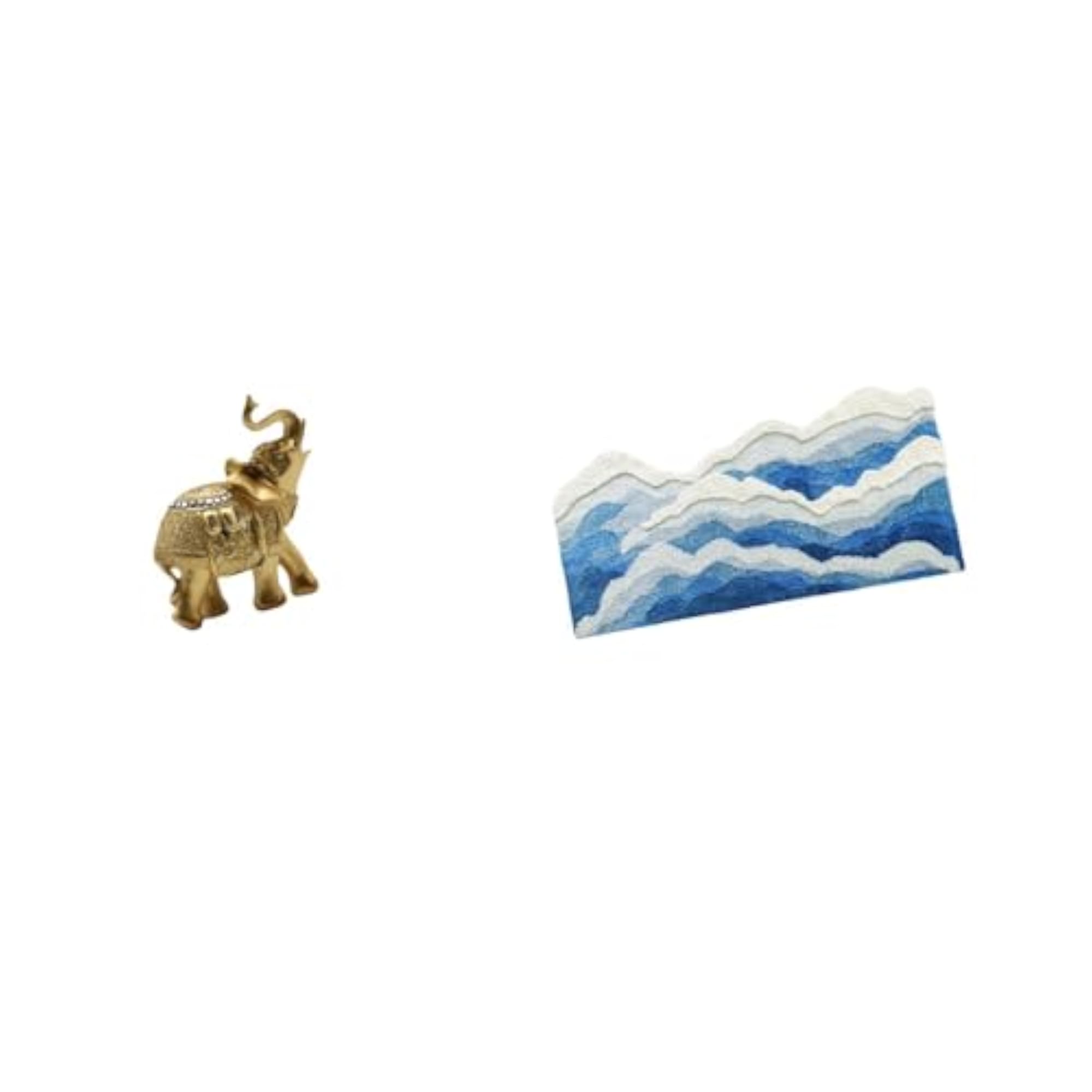Oceanic Elephant Resin Sculpture Bath Mat