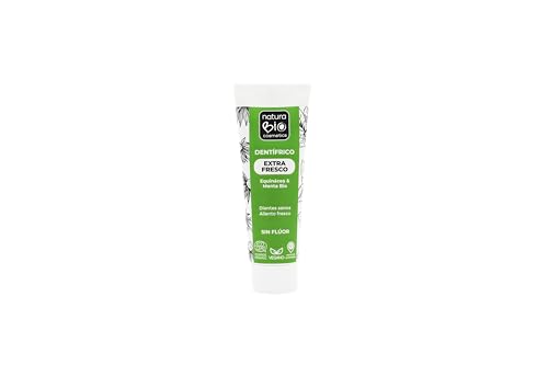 NaturaBio Cosmetics Extra frische Zahnpasta mit Bio-Echinacea, vegane Zahnpasta, 75 ml