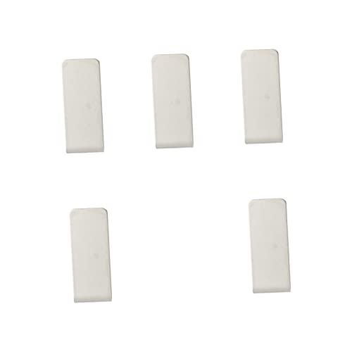 Ipetboom 5pcs Hand Tent Pen Clip Multi-Function Money Holders Stainless Money Clips Portable Money Holders Multi- Function Money Holders Professional Money Clips Silver Stainless Steel