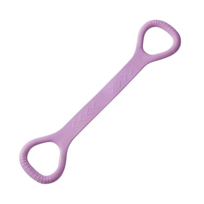 3 Colors Figure 8 Resistance Band - Elastic Fitness Rope for Arm, Back, Shoulder & Full-Body Workouts | Foot, Leg, Hand Stretcher for Yoga, Pilates, Physical Therapy & Home Gym Exercise.