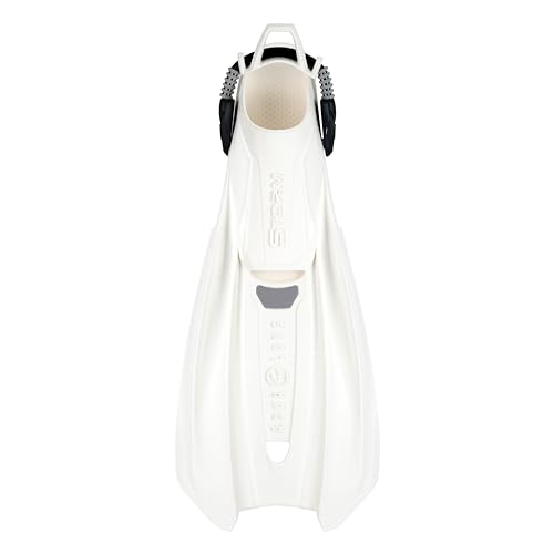 Aqualung Storm Fin Open Heel Scuba Diving Fins (White, XS/SM (Men's 4-6))