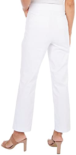 Coral Bay Womens 28 in. Solid Pull On Pants2