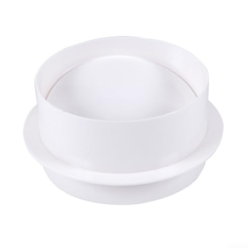 Bathroom Ventilation Fan Pipe Check Valve, ABS Plastic Unidirectional Valve to Stop Reverse Airflow for Efficient Ventilation (80MM)