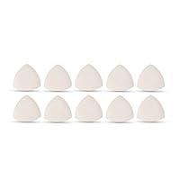 Realm Tailors Chalk, Sewing, Triangle Dressmaking Dressmakers Chalk Pencil for Marking Fabric, Pack of 10 (White)