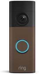 Ring Battery Doorbell 2K (newest model) Retinal 2K with wide-angle video, up to 6x Enhanced Zoom, Two-Way Talk, and Built-In Battery, Matte Mocha