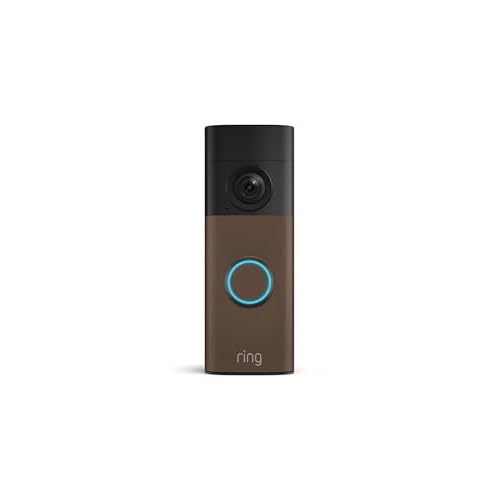 Ring Battery Doorbell 2K (newest model) Retinal 2K with wide-angle video, up to 6x Enhanced Zoom, Two-Way Talk, and Built-In Battery, Matte Mocha