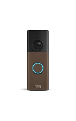 Ring Battery Doorbell 2K (newest model) Retinal 2K with wide-angle video, up to 6x Enhanced Zoom, Two-Way Talk, and Built-In Battery, Matte Mocha