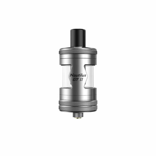 Aspire Nautilus GT 2 Atomiseur de joue et poumon pour cigarette électronique 25 mm - Réservoir 4,5 ml, recharge par le haut, tir réglable, Drip Tip 510,...