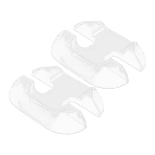 POPETPOP 2pcs Inline Roller Skate Display Rack Durable Acrylic Skate Shoe Holder for Organized Storage Easy Access Space Optimizing Design