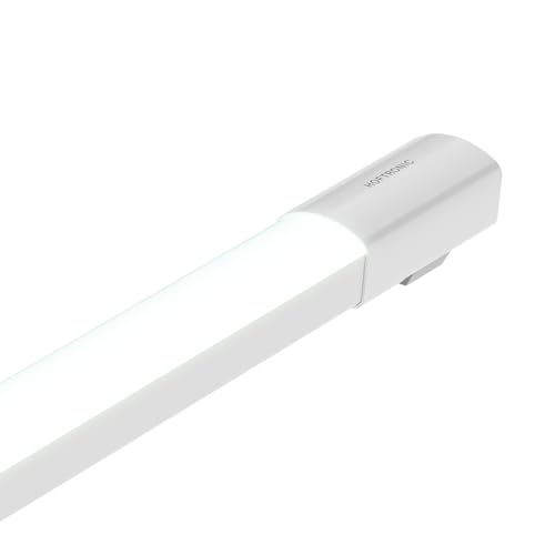 HOFTRONIC - Regleta LED 150cm - IP65 Impermeable - 48W 4800 Lumen - 6500K Blanco Frío - Ultraplano 32mm - Fluorescente led - lámpara de sótano - led lineal