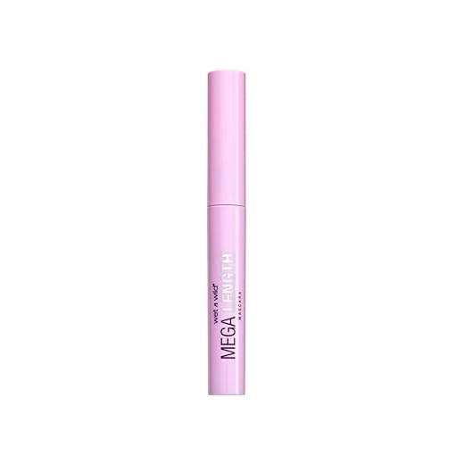 Wet n Wild - Mega Length - Máscara de Pestañas Negra Voluminizadora para Conseguir Pestañas Largas y Fuertes - Maquillaje para Ojos - Fórmula con Vitamina E - Very Black - 1 Unidad