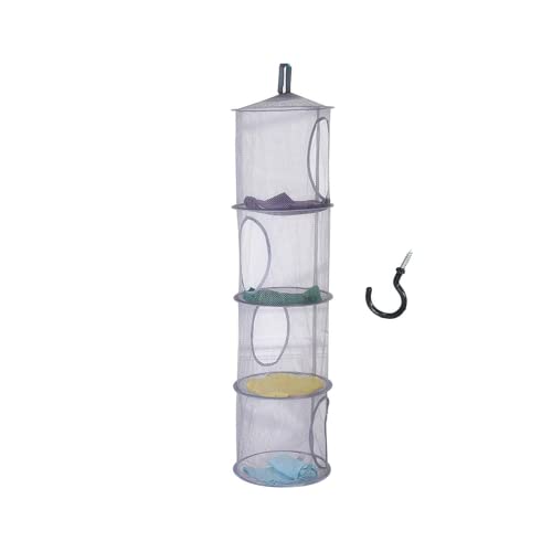 4 Tier Storage for Stuffed Animals,Storage Organizer,43.5 x12" Hanging Mesh