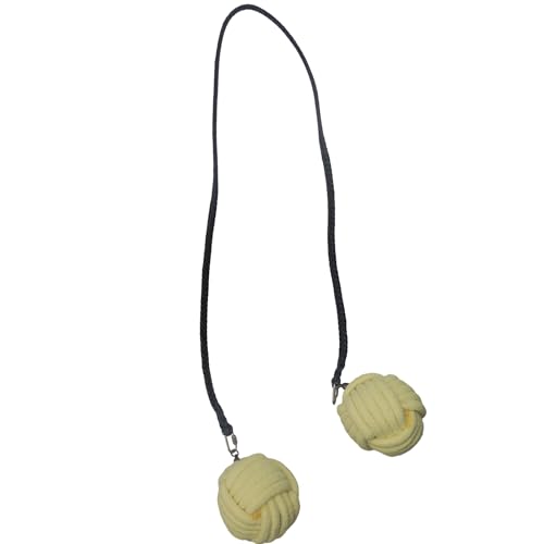 Monkey Fist Fire Meteor Tether Rope Resistencia a altas temperaturas, 12 hebras trenzadas negro puro Kevlar Eye Loop Rope