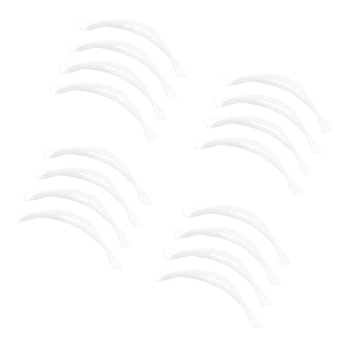 MUSISALY 20 Pcs Hanger Sponge Cover Protective Case with Foam Hanger Grips Portable Garment Hangers Covers Tin Anti Hanger Attachment Outfits 8x10 Foam Hanger Covers Support Velvet White