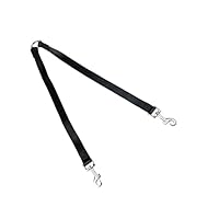 Hundeleine Doppelleine für 2 Kleine Hunde, Haustier Trainer Leine Kein Gewirr Doppelte Verteiler Gehen Trainer für Zwei Hunde (Schwarz)