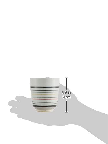 確認 Amazon.co.jp: 波佐見焼 馬場工房 軽々湯呑 大 モダン駒筋