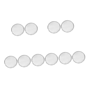 OSALADI 10 Pcs Pizza Pan Round Pizza Tray Pizza Baking Pan Baking Accessory Roasting Pan Multi-function Baking Tray Pizza Oven Tray Kitchen Baking Tool Aluminum Crafting Supplies Metal