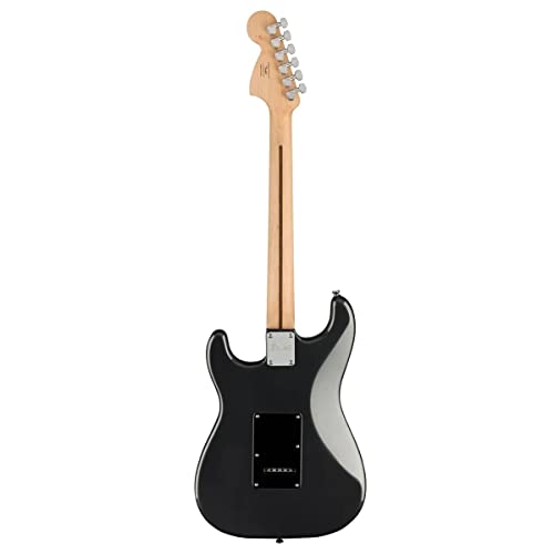 Squier Affinity Stratocaster HSS Pack – Charcoal Frost Metallic - Les Beatles, Paul McCartney, John Lennon, RIngo Starr, George Harrison Squier Affinity Stratocaster HSS Pack - Charcoal Frost Metallic – Image 5