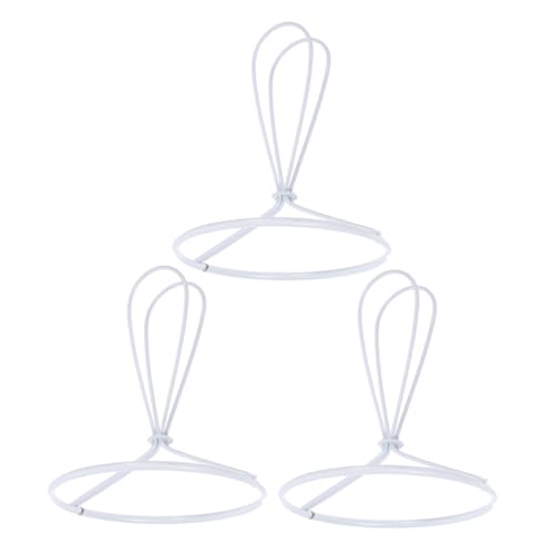 DIYEAH Soporte De Clip para Pantalla De Lámpara Cónica 80 Mm, Metal Resistente, Pinzas para Portalámparas, Kit para Bricolaje, Accesorios para Lámparas Colgantes y Arañas, Pack De 3 Piezas