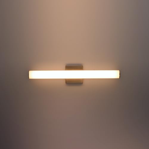 Image of Maxim Lighting Rail 24 inch Bath Vanity Light | Polished Chrome Aluminum Finish | Transitional Indoor Light Fixture | Ideal for Bathrooms & Powder Rooms | Dimmable Damp Rated | 52102PC