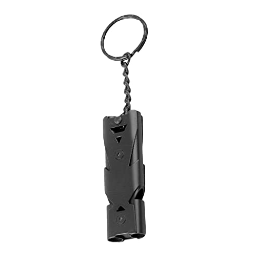 MERISHOPP Double Pipe High Decibel Outdoor Camping Survival Emergency Whistle Black | Sporting Goods | Outdoor Sports | Camping & Hiking | Emergency Gear | Other Emergency Gear