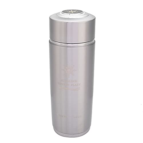 ZASCHMOY Botella de Nano Energía Alcalina de Acero Inoxidable Portátil - Balance Bio Energy Lonizer Cup Frash Combinado con Nano Cup Tech - Silver (SILVER)