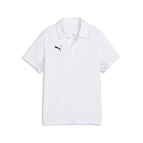 Puma Teamliga26 Polo Jr maillot sport garçon noir t-shirt col boutonné