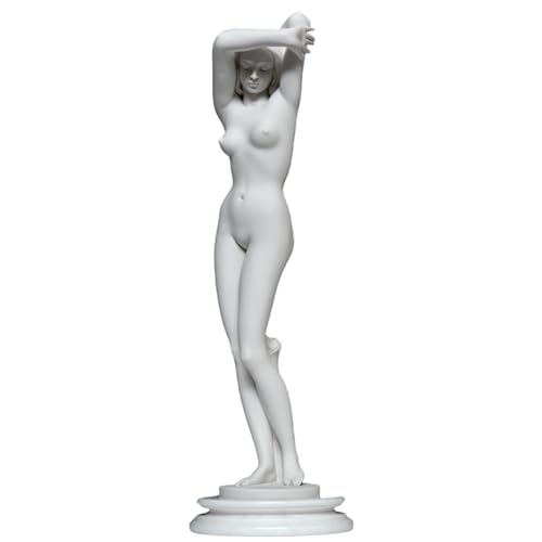 Sculpture en Marbre La Honteuse 40 cm | Statue Décorative Objet d'Art Intérieur - 2
