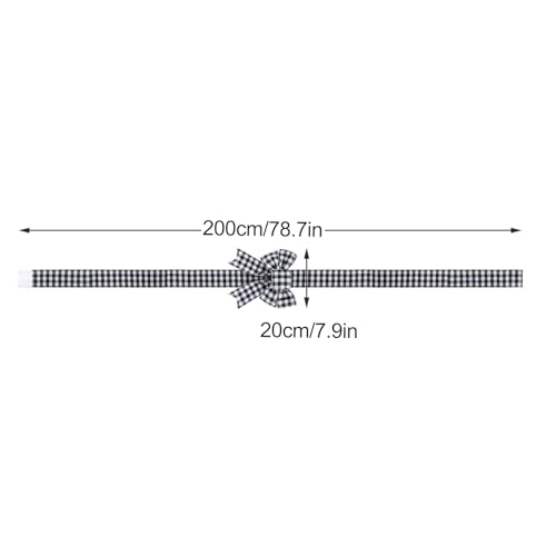 Lazos de Navidad grandes de 198 cm para decorar puertas de armarios 7