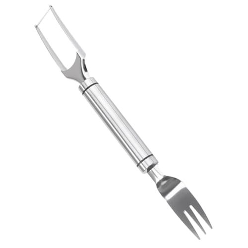 Cabilock Watermelon Slicer and Fork Comfortable Grip Kitchen Utensil for Cutting Parties and Camping