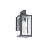 Modern Forms Cambridge 11in LED Indoor or Outdoor Wall Light 3000K in Black