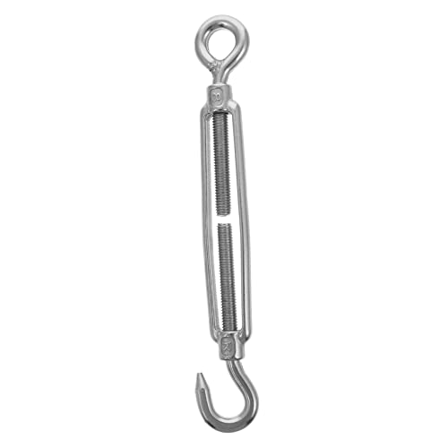 KICHOUSE Open Stainless Steel Turnbuckle M8 Smooth for Easy for Tension Control