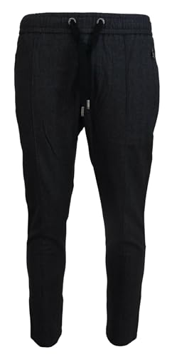 Pantalon de jogging homme coton gris sport chic Dolce & Gabbana