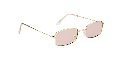Image of Ted Smith Polycarbonate UV Protection Metal Square Sunglasses