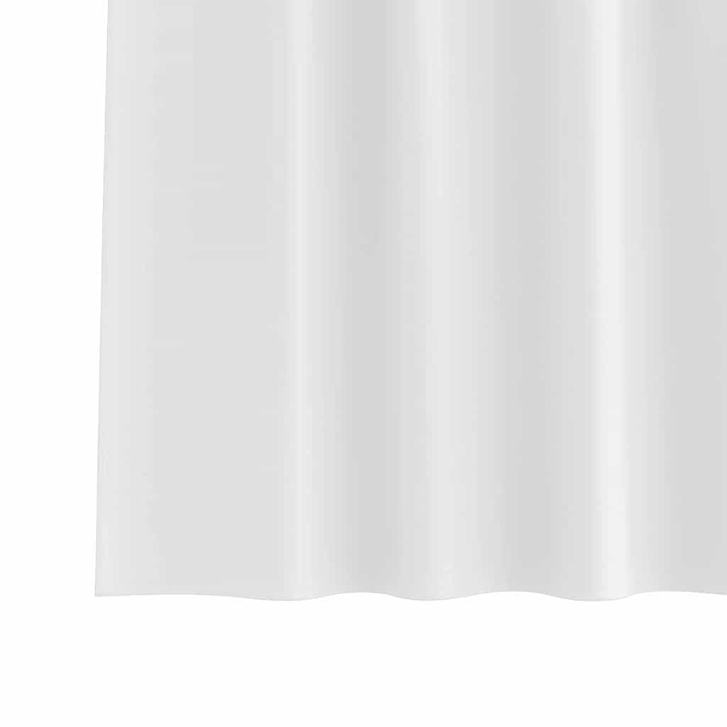 Cortinas opacas de poliéster blanco puro, 175 x 140 cm, juego de 2 unidades, aislamiento térmico, reducen el ruido para salón, dormitorio