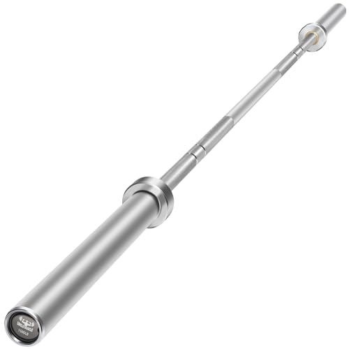 Uncle Muscle Olympic Barbell Weightlifting 4Ft 7Ft 400LB 700LB 1000LB 1500LB Capacity Band Powerlifting Hip Thrusts, Home Fitness Exercise Weight Bars Strength Training Barbell