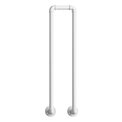 Main courante en U pour escalier extérieur et intérieur en fer forgé