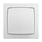 CONFORT QUOTIDIEN: Contrôlez facilement l’éclairage de votre maison et créez une ambiance agréable avec un interrupteur blanc qui s’intègre à tous les styles de décoration.