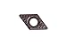 WIDIA DCMT3252MP WM25CT Victory DCMT-MP High Performance Turning Inserts, Carbide, 0.031" / 0.8mm Radius, Medium Positive, Grade WM25CT