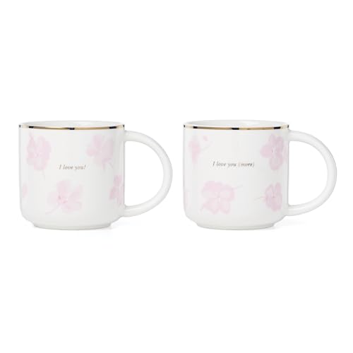 Image of kate spade new york Spring Pansies Mugs, Set Of 2