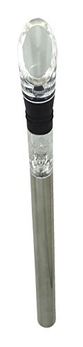 BlueDot Trading Stainless Steel Wine Chiller Stick, Metallic